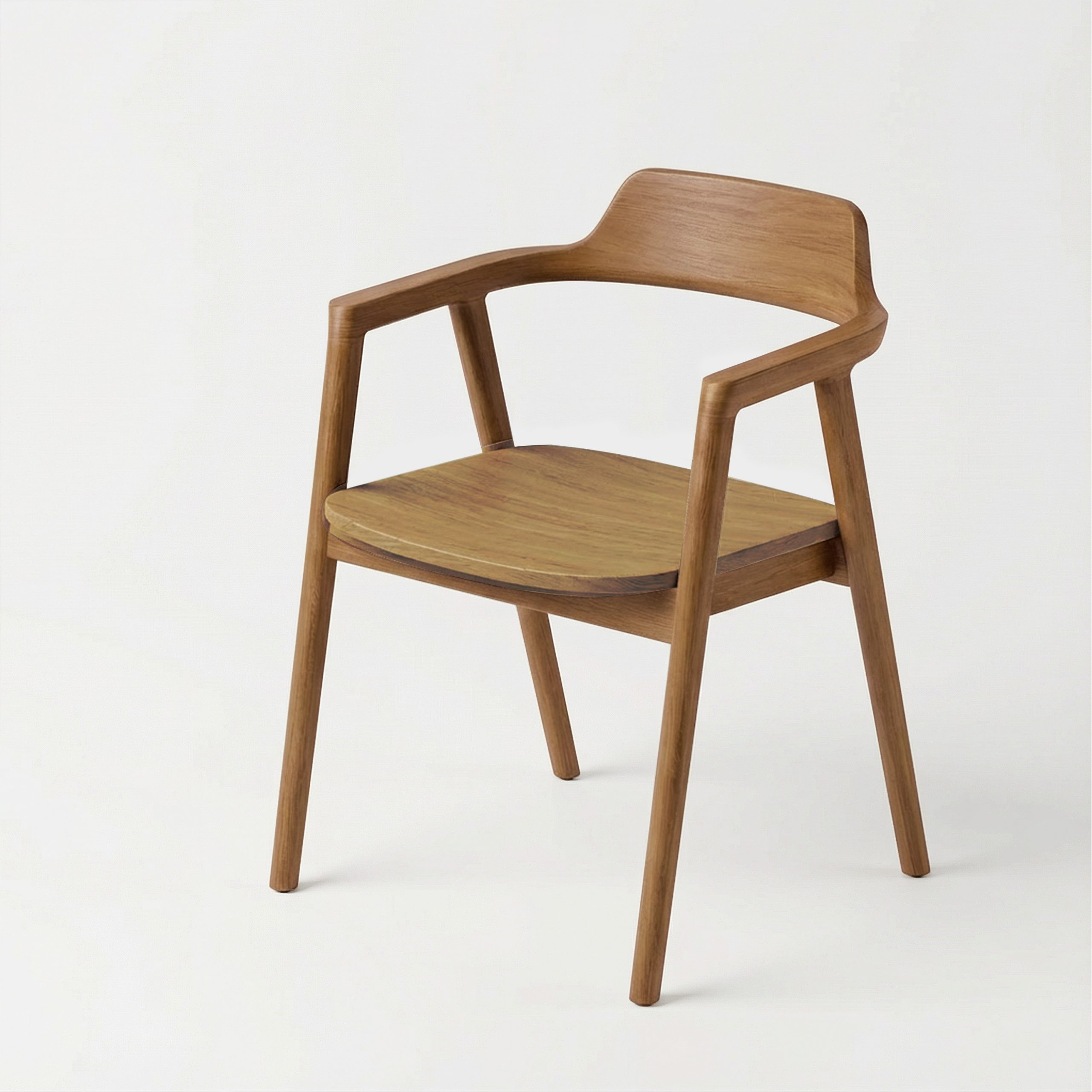 Wood Chair Arm Chair Wood Seat 2nd | HiVE